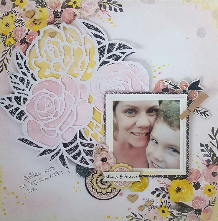 Pretty Layout with Petal Lane