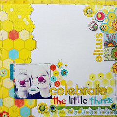 Celebrate the Little Things by Agnieszka Piskorz featuring Hello Sunshine by Bo Bunny