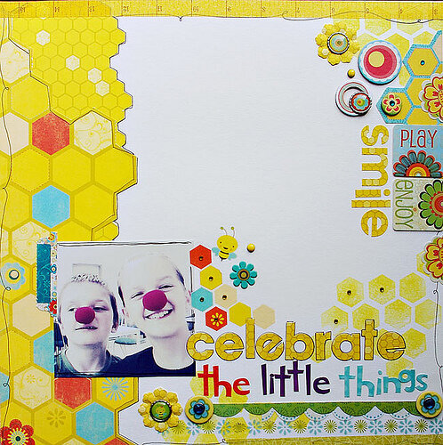 Celebrate the Little Things by Agnieszka Piskorz featuring Hello Sunshine by Bo Bunny