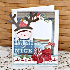 Elf Magic Gift Wrap and Card by Rhonda Van Ginkel