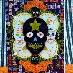 Halloween Skulls card by Agnieszka Bellaidea