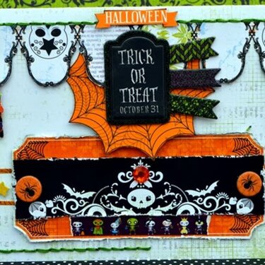 Halloween Trick or Treat card by Agnieszka Bellaidea