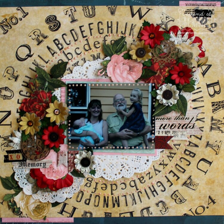 &quot; More then words&quot; layout by Bernii Miller .