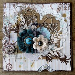 Shabby Chic card by Megan Gourlay