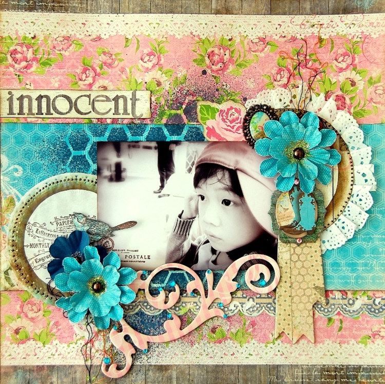 Innocent by Irene Tan featuring Prairie Chic from Bo Bunny