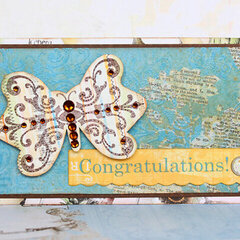 Congratulations by Juliana Michaels featuring Country Garden from Bo Bunny