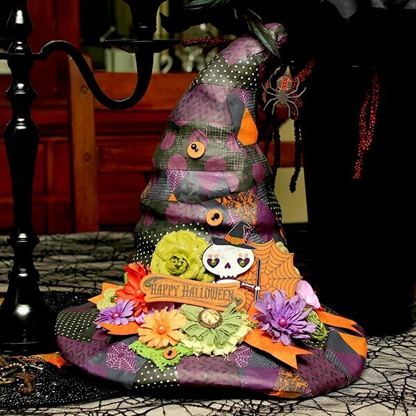 Fright Delight Halloween Witch Hat by Designer Juliana Michaels