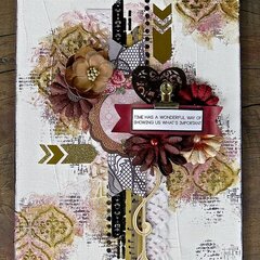 Love & Lace Canvas by Megan Gourlay