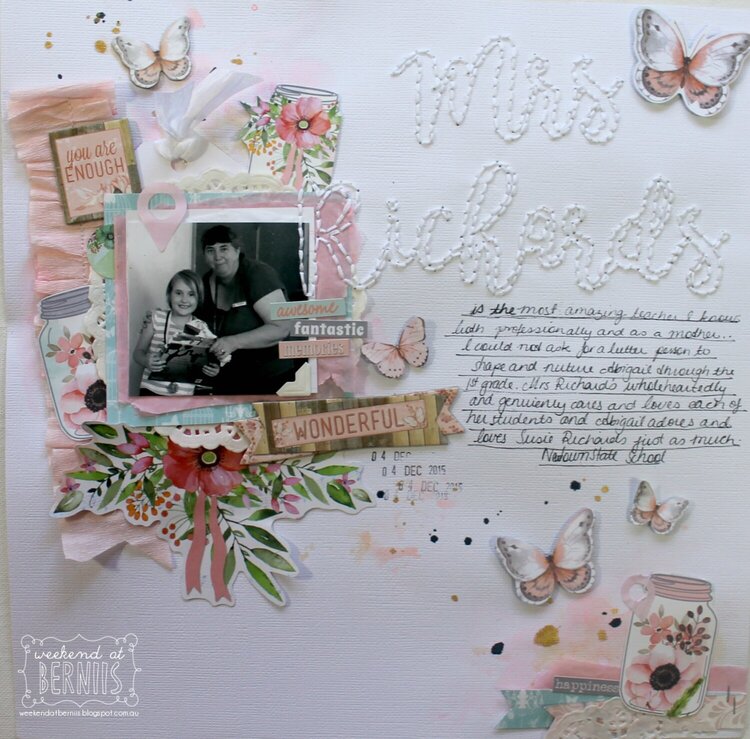 &quot;Mrs Richards&quot; layout by Bernii Miller