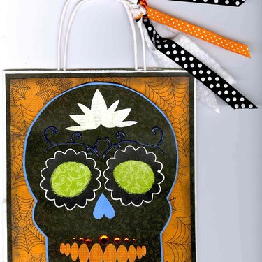 Spooky Gift Bag featuring Fright Delight From Bo Bunny