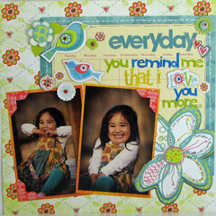 Everyday You Remind Me by Sarah Eclavea featuring Alora from Bo Bunny