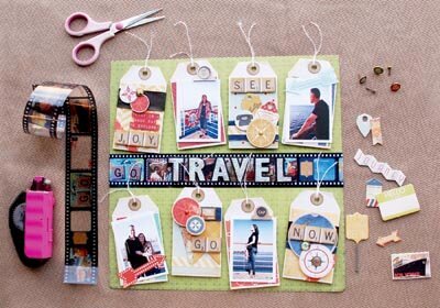 A Beautiful new Travel line called Souvenir from Bo Bunny