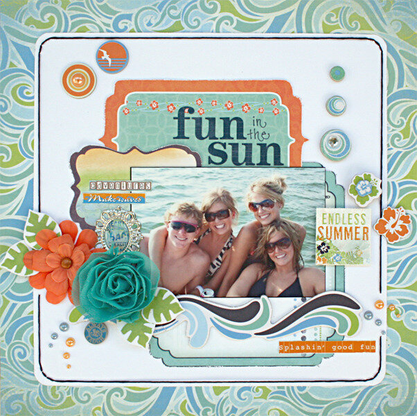 Fun in the Sun by Robbie Herring featuring Barefoot and Bliss from Bo Bunny