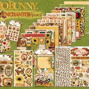 Get Ready for Fall with Bo Bunny's new Enchanted Harvest Collection