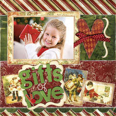 Gifts of Love using Noel from Bo Bunny