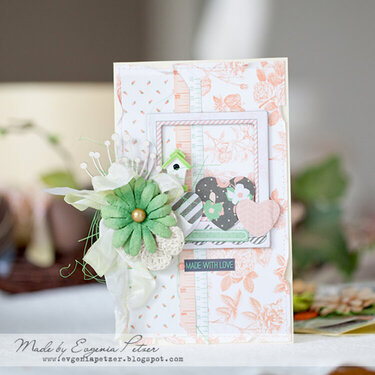 Made with love card by Evgenia Petzer