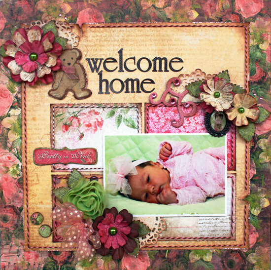 Welcome Home by Robbie Herring featuring Little Miss from Bo Bunny