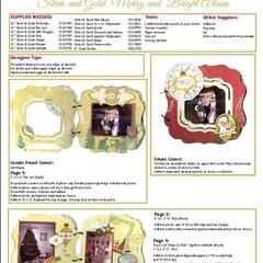 Project Instructions featuring Silver and Gold From Bo Bunny