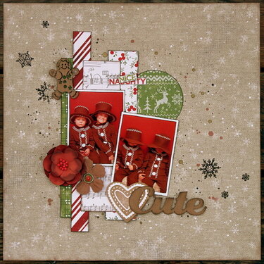 Too Cute Christmas Layout
