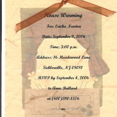 House Warming Invitation