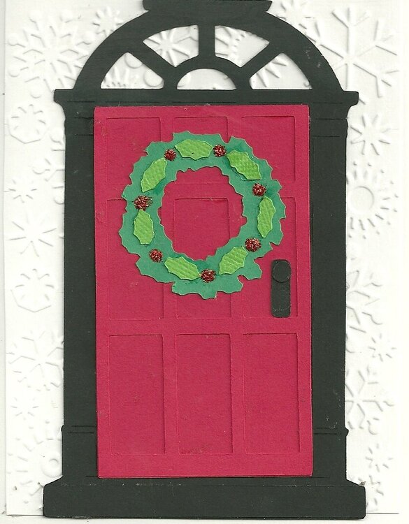 Christmas Greeting Door