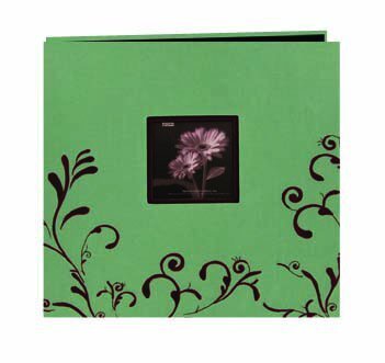 Embroidered Scroll Frame Fabric Scrapbook