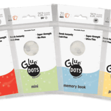 Glue Dots Adhesives on Sheets