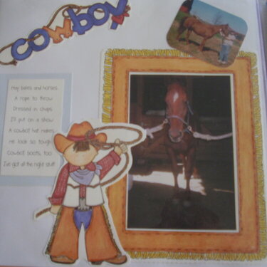 Cowboy Billy and His Horse Glen