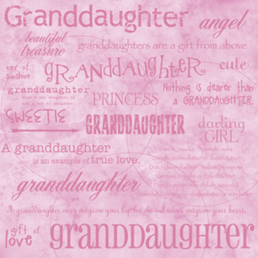 Granddaughter paper from it takes two