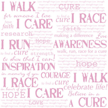 Cancer Awareness Walk and Run Paper from it takes two