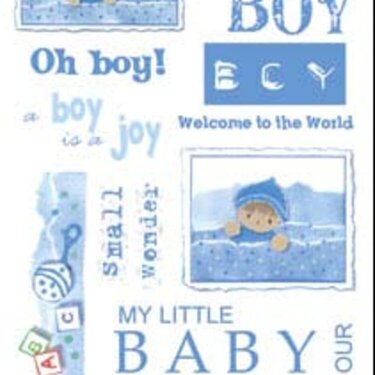 it takes two baby boy sticker