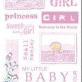 it takes two baby girl sticker