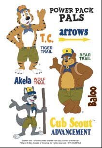 it takes two Cub Scout pals sticker