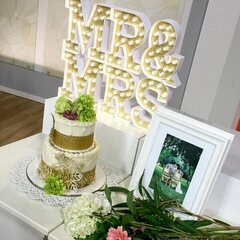 Wedding Decor with Heidi Swapp Marquee Love and Minc Collection