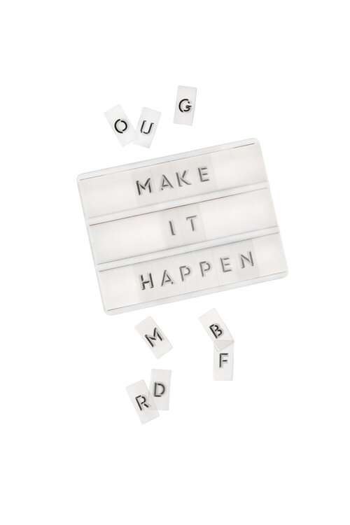 What will your Heidi Swapp Lightbox say?