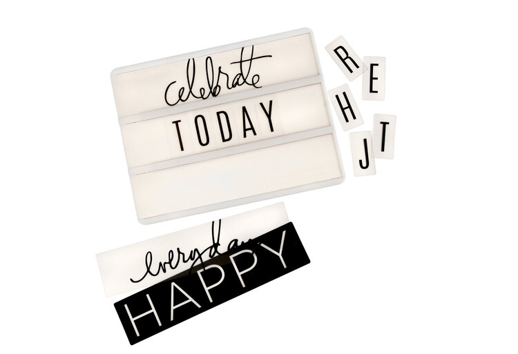 What will your Heidi Swapp Lightbox say?