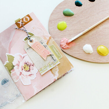 Painted Embossed Paper &amp; Tags