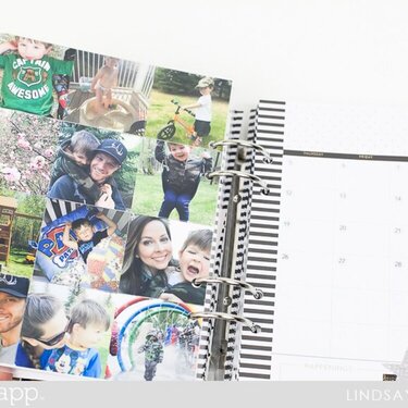 Memory Planner Photo Collage