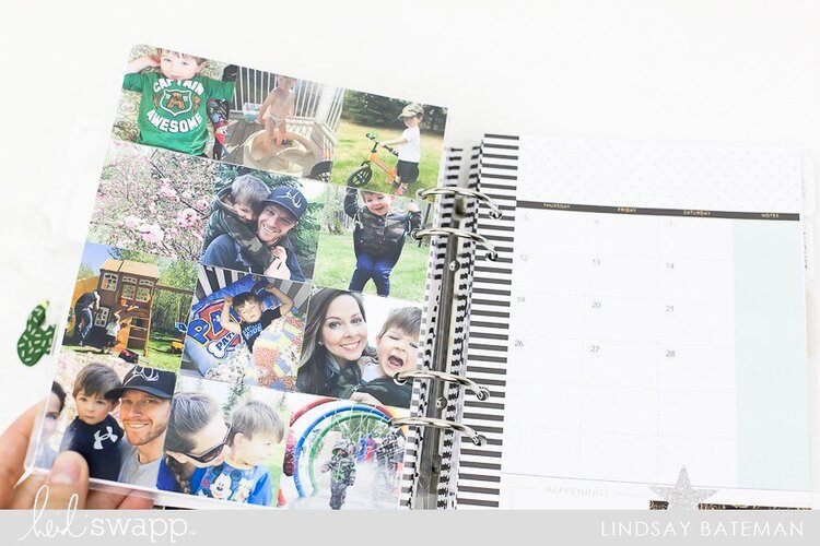 Memory Planner Photo Collage