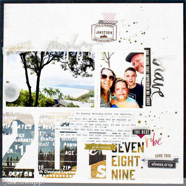 Vacation Layout with Hawthorne Collection