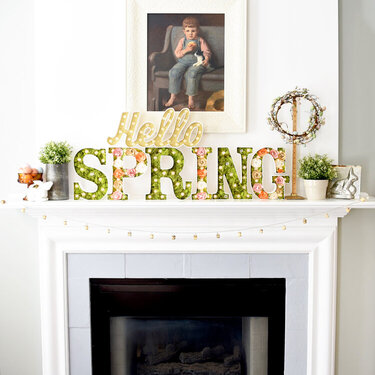 So Much Fun with the New Heidi Swapp Spring and 10" Marquee Love Letters
