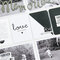 Classic Black/White/Silver Pocket Scrapbook Page by Lindsay Bateman