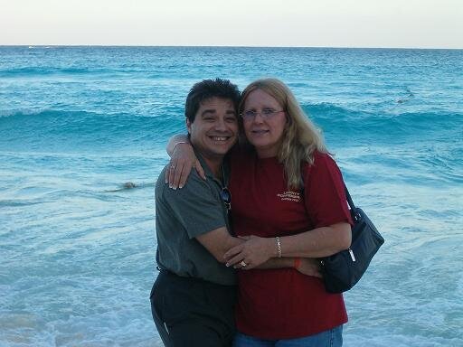 My Mom and Step-Dad in Cancun
