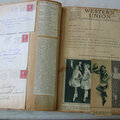 1920s - 1930s scrapbook pages