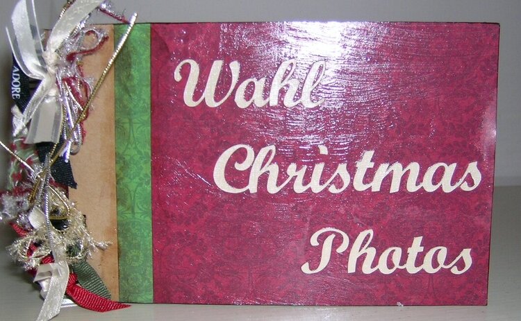 Christmas Photo Book front
