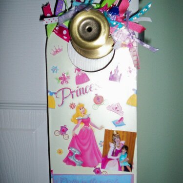 Sleeping Beauty Door Hanger