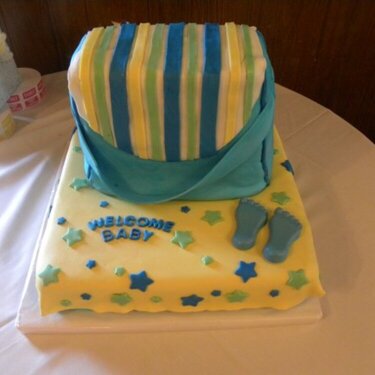 Diaper Bag Cake