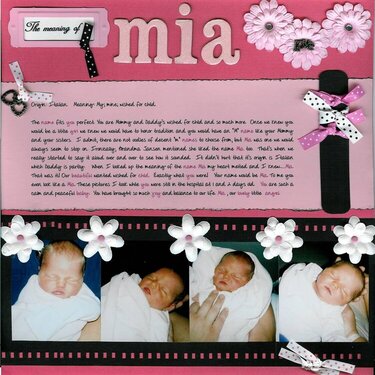 The meaning of Mia