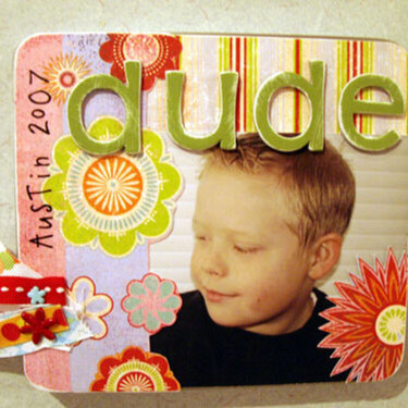 Altered Tin &quot;DUDE&quot; Outside Cover