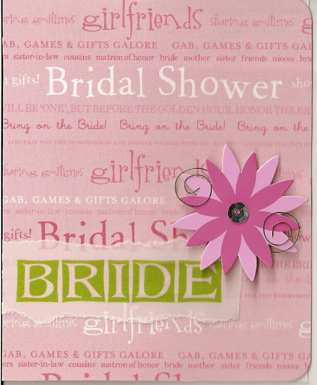 Bridal shower Aug 2007
